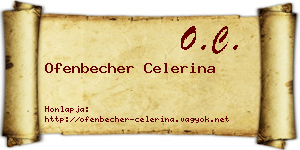 Ofenbecher Celerina névjegykártya
